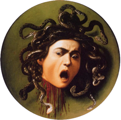 Medusa (nach der Bekanntschaft mit Perseus)