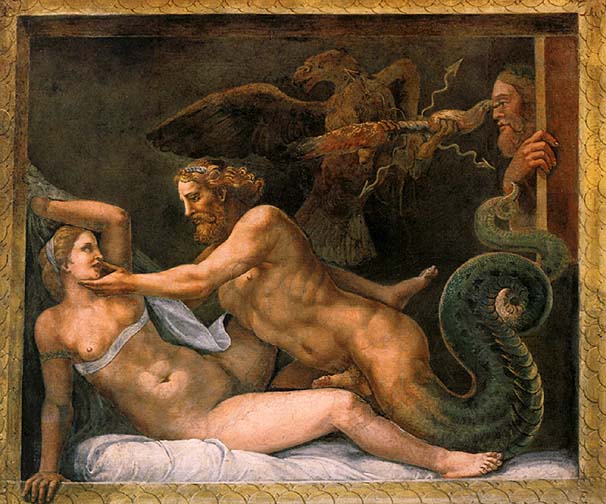Zeus verführt Sterbliche
