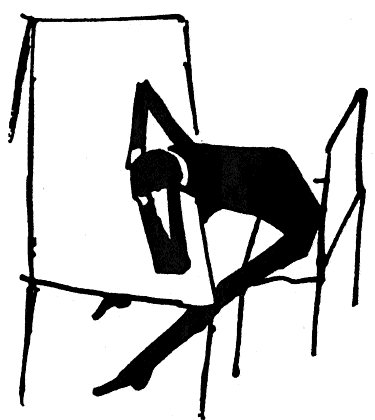 Zeichnung von Franz Kafka